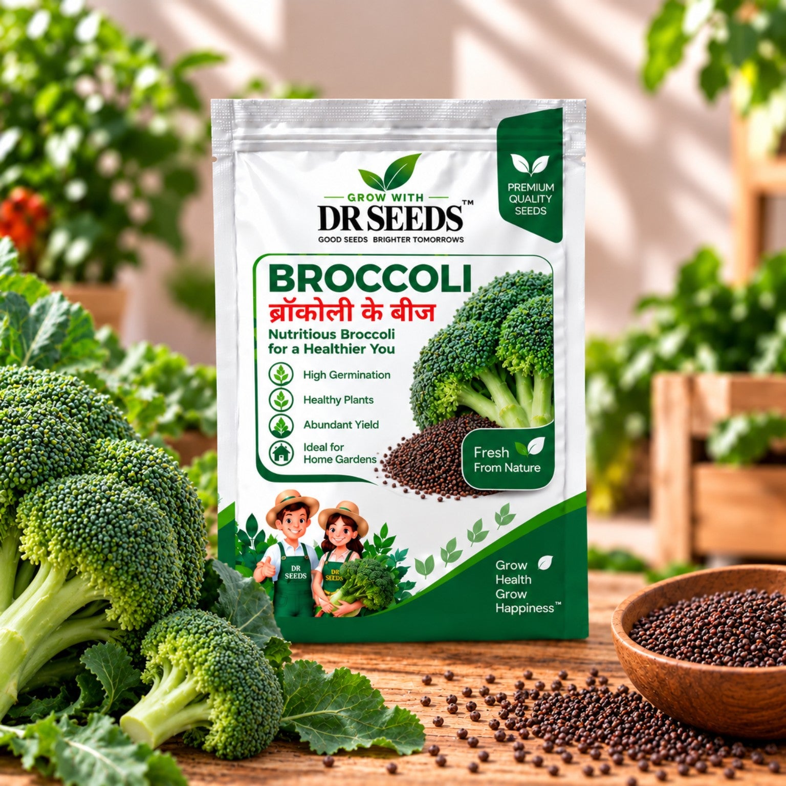 DR Seeds Broccoli — Product Lifestyle Image