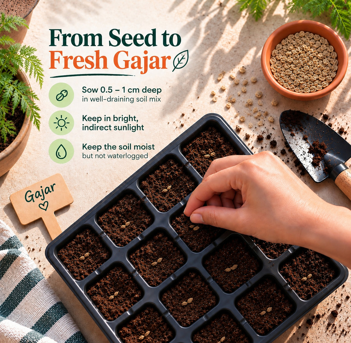 From Seed to Fresh Gajar