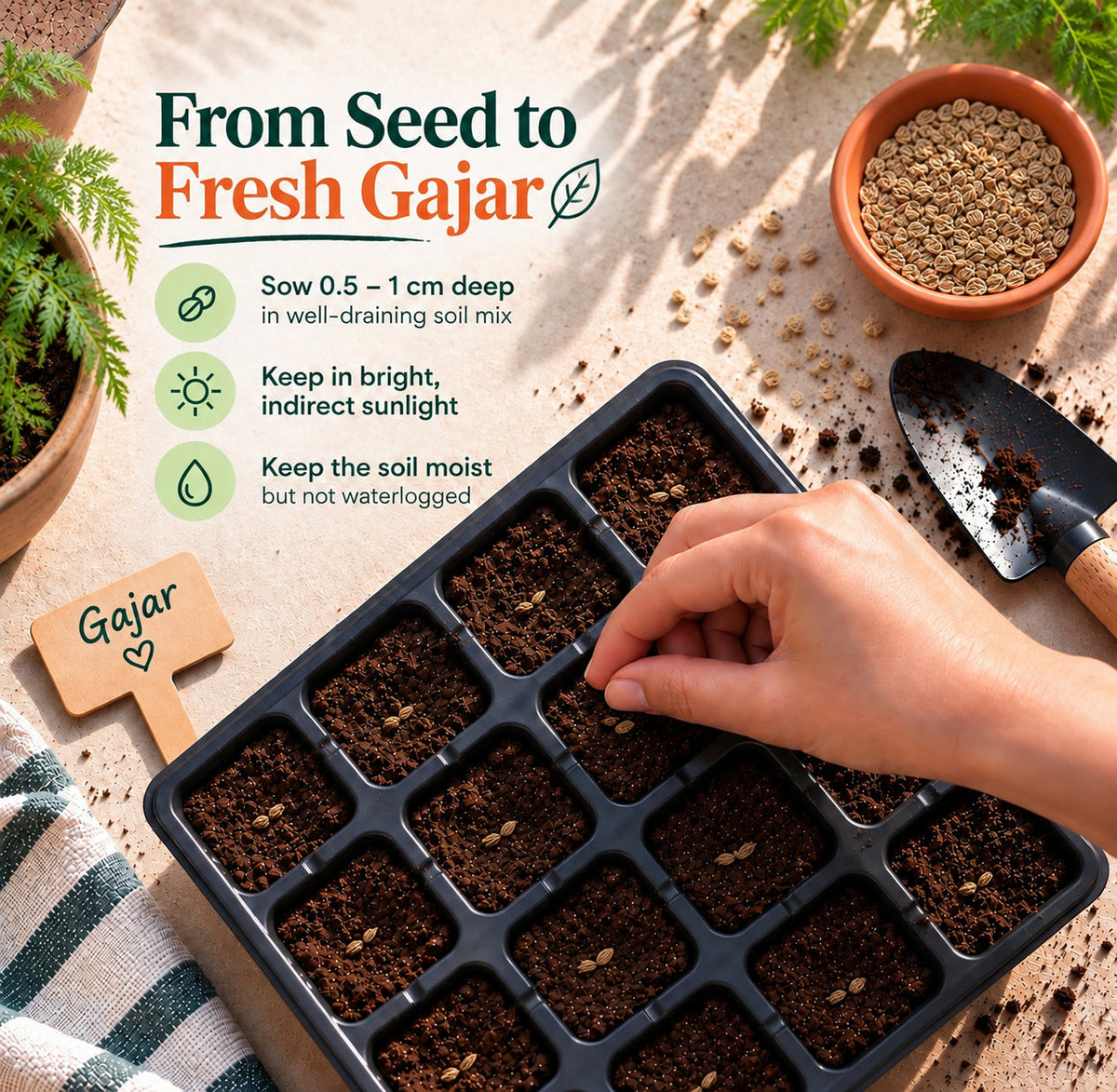 From Seed to Fresh Gajar