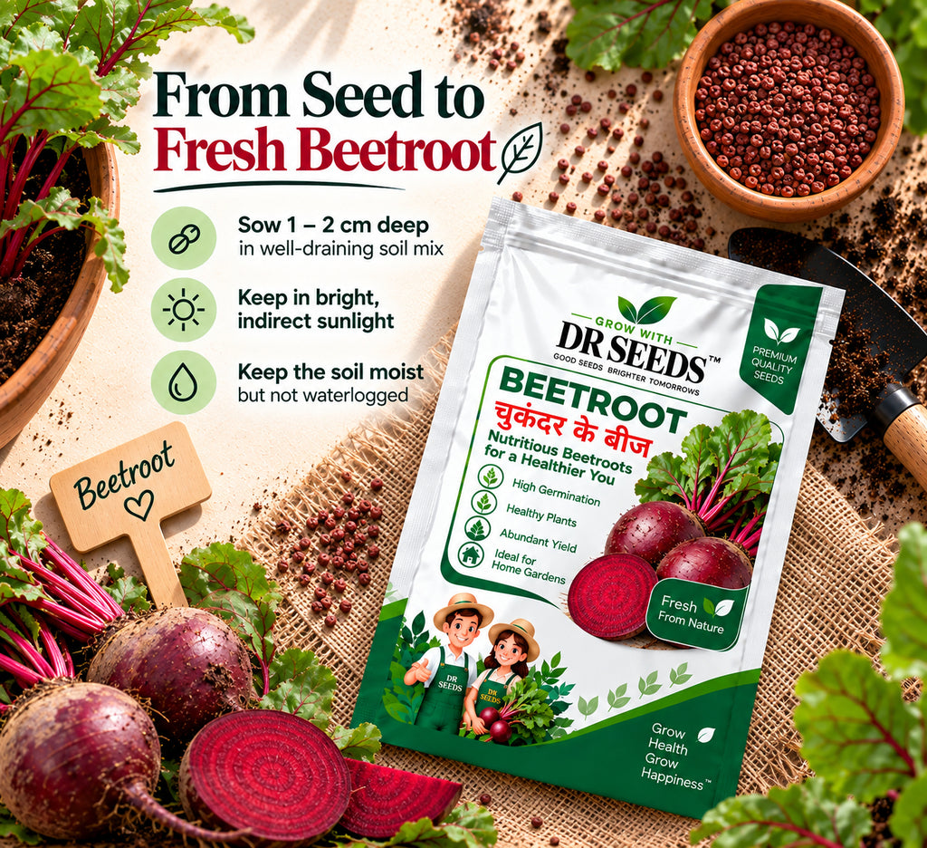 DR Seeds Beetroot — From Seed to Fresh Beetroot