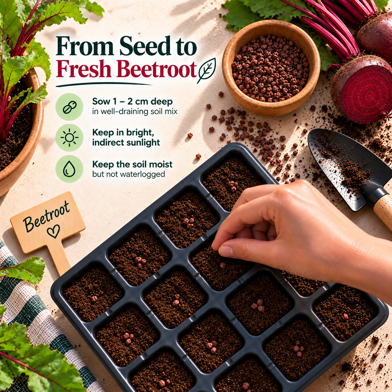 DR Seeds Beetroot — Seed Sowing Guide