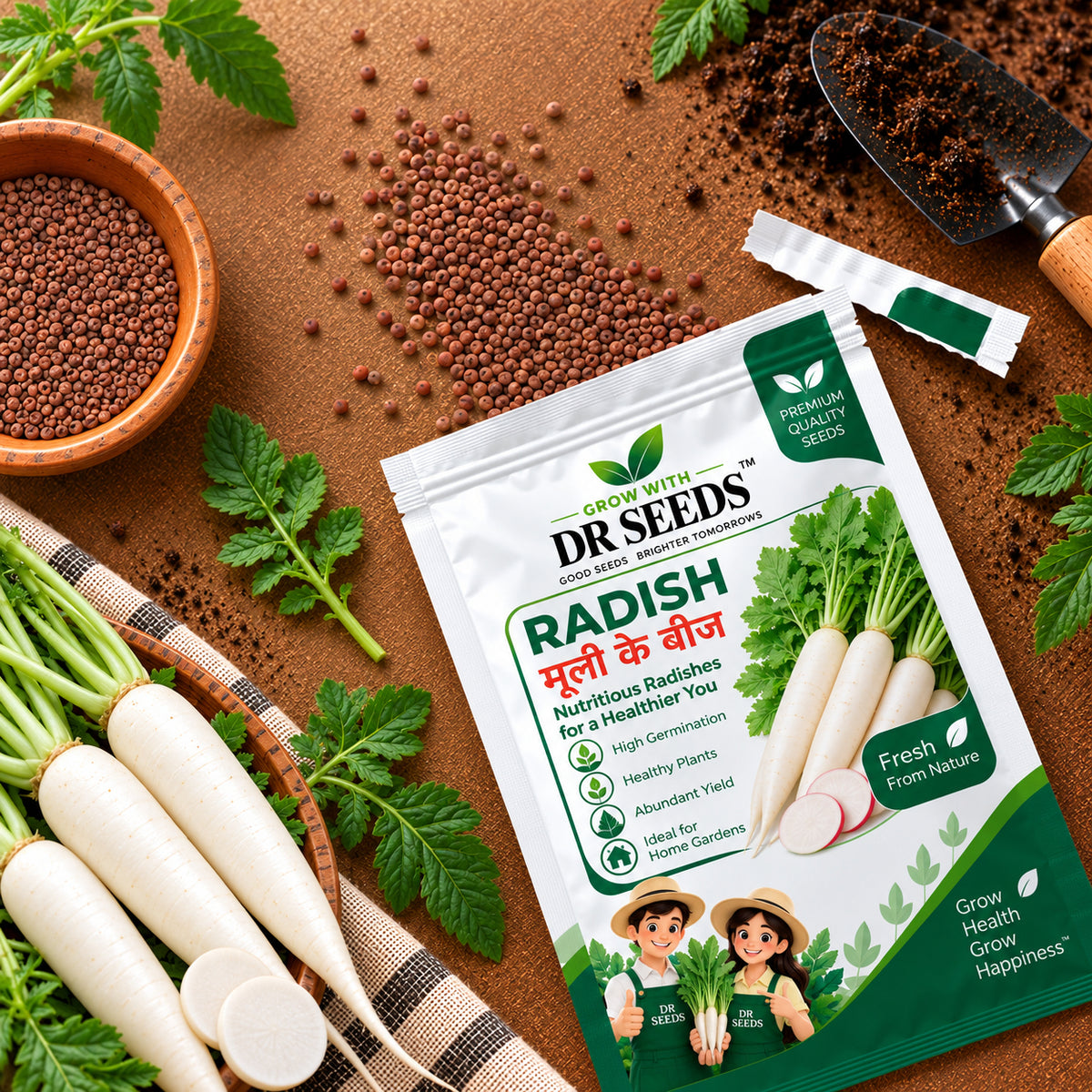 DR Seeds Radish Seeds – From Seed to Fresh Radish