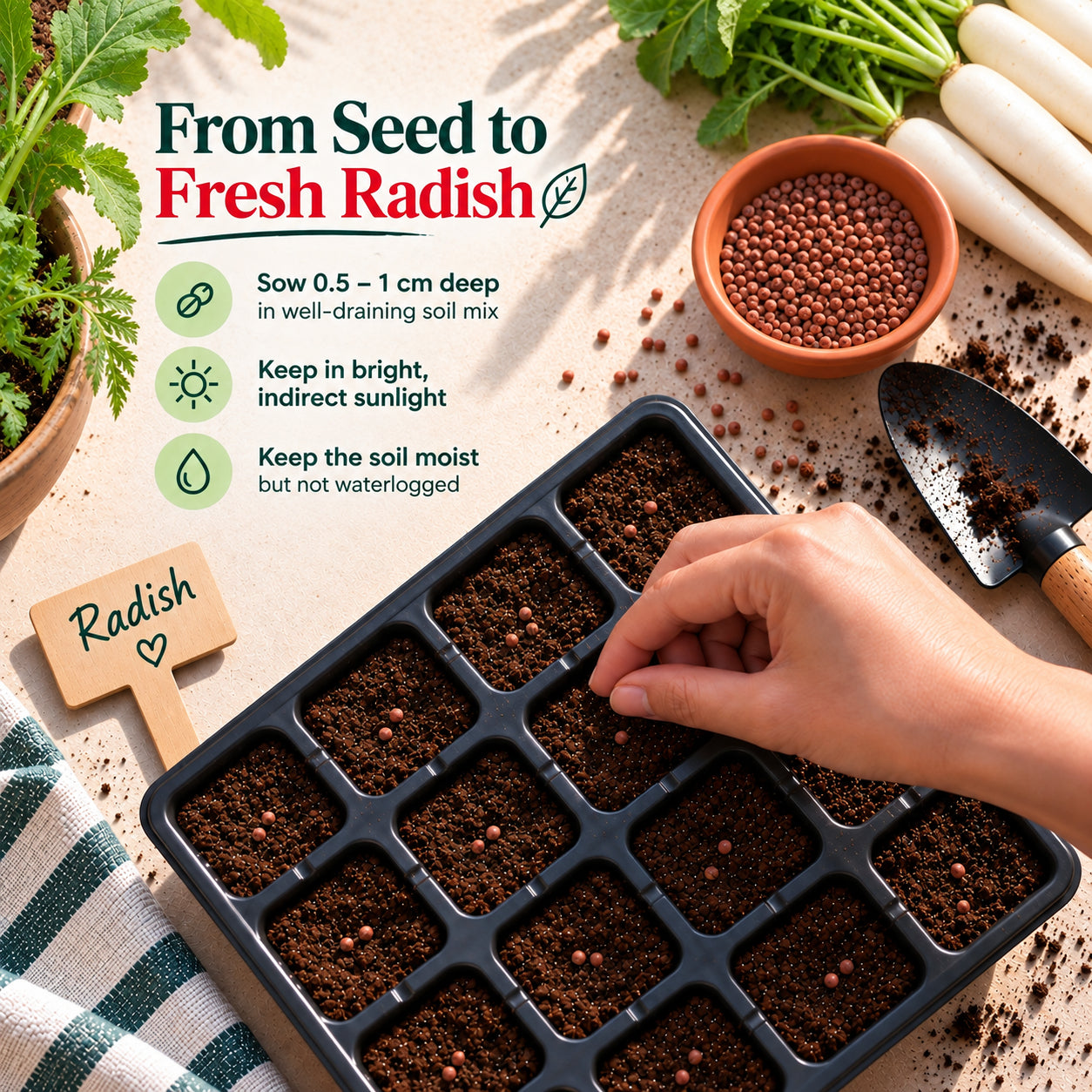 DR Seeds Radish Seeds – Product Pouch
