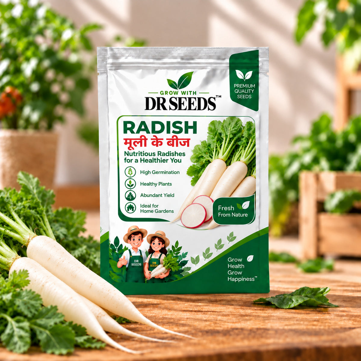 DR Seeds Radish Seeds – How to Grow Radish at Home